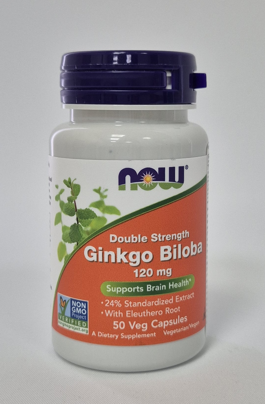 Гинкго Билоба (экстракт) - Ginkgo Biloba NOW, 50 капс.