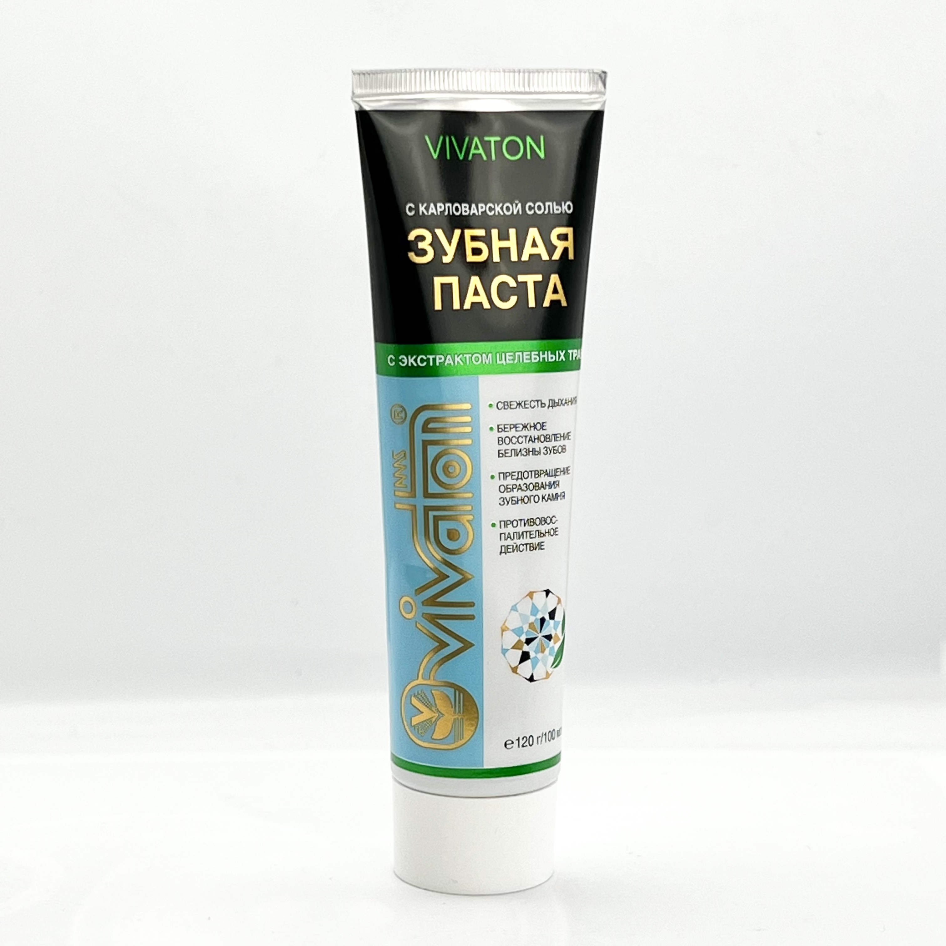 Зубная паста "Виватон" с карловарской солью, 100 мл