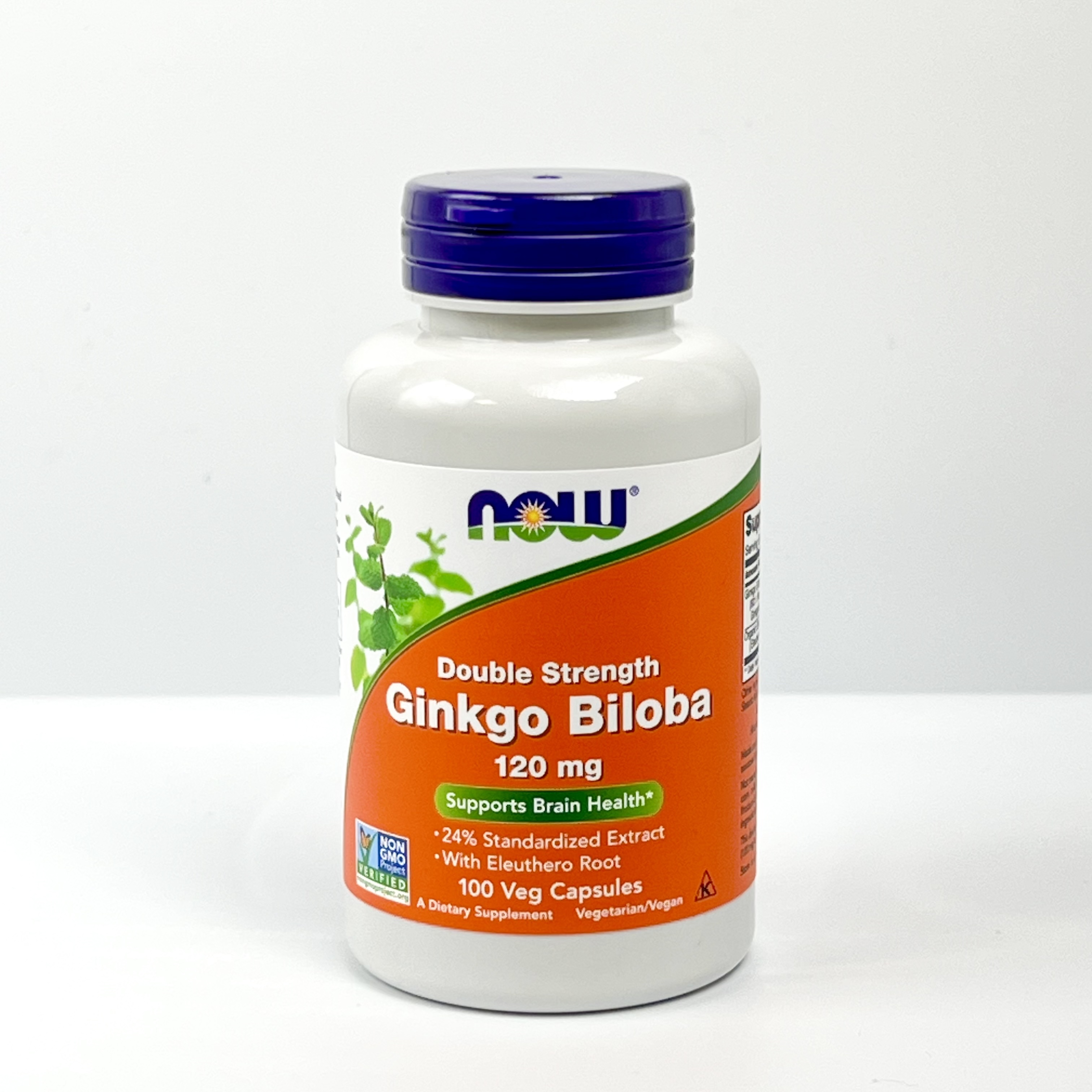 Гинкго Билоба (экстракт) - Ginkgo Biloba NOW, 100 капс.