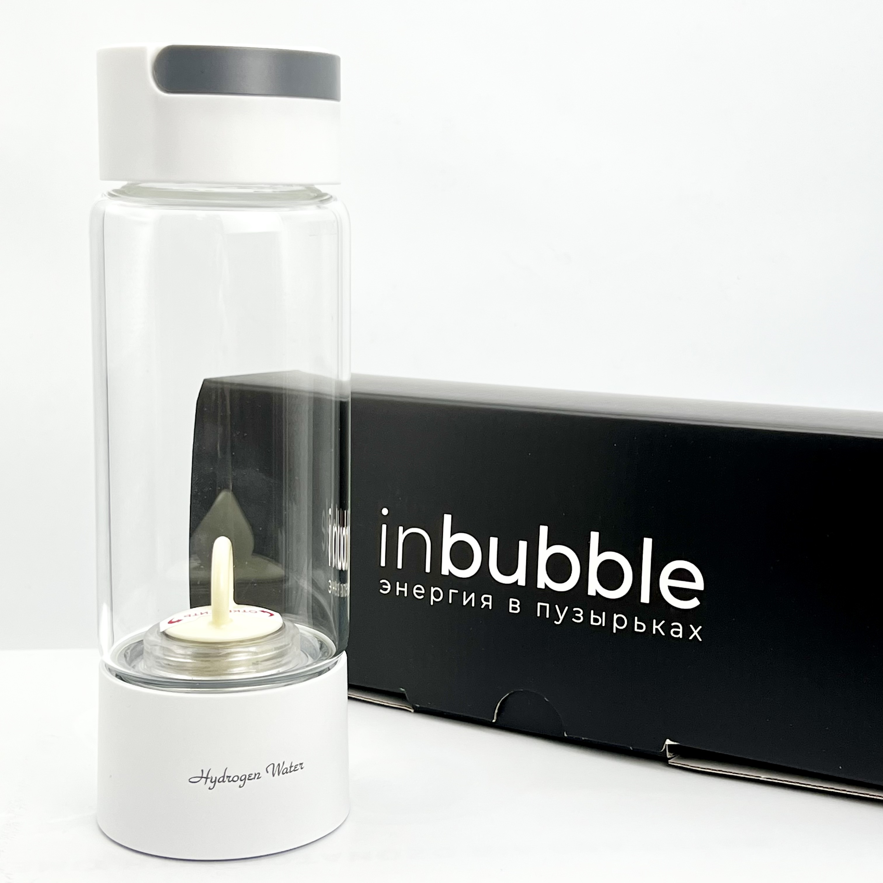 Генератор водородной воды INBUBBLE Q10, стекло