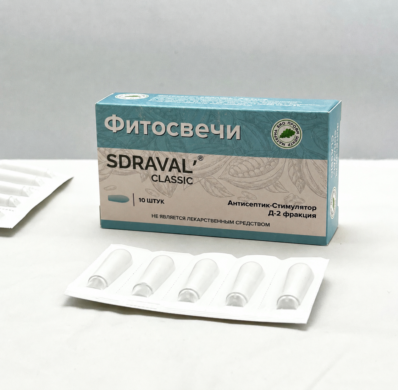 Свечи - SDRAVAL CLASSIC (АСД - 2), блистер