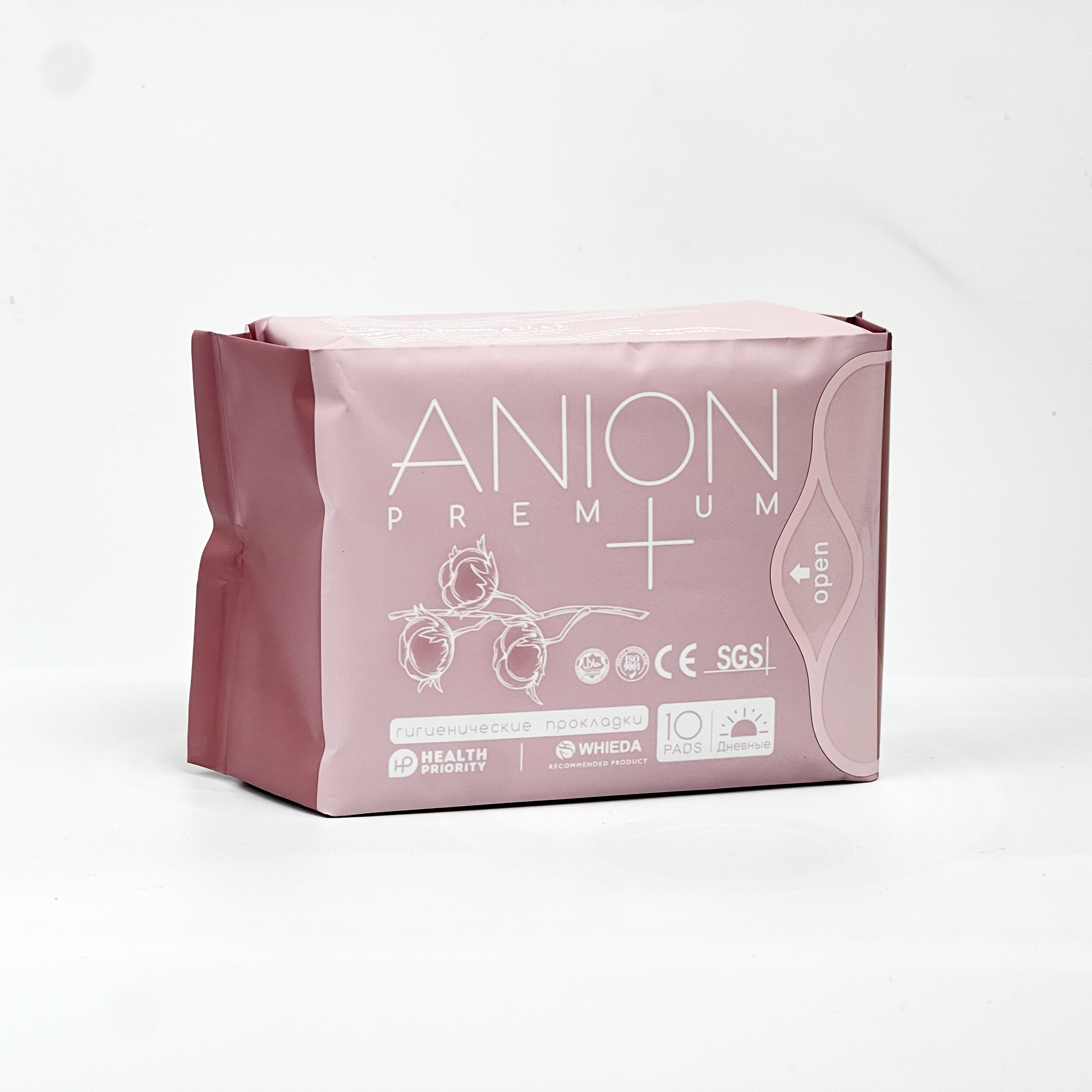 Гигиенические анионовые прокладки Anion+ (дневные, 10 шт)
