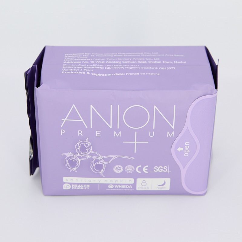 Гигиенические анионовые прокладки Anion+ (ночные, 8 шт)