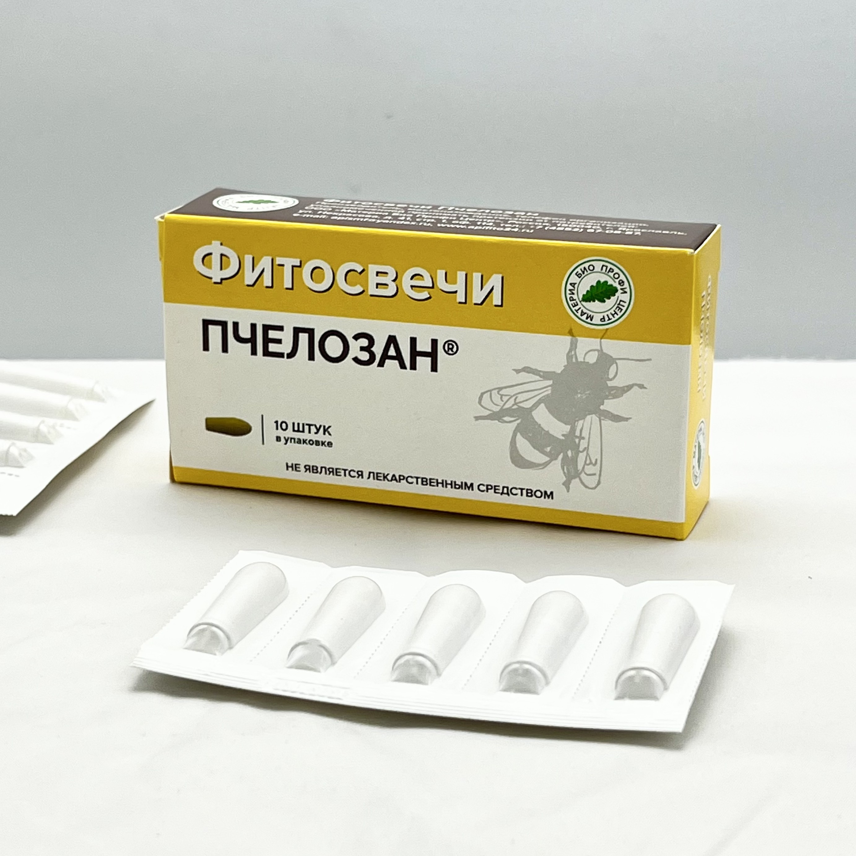 Свечи - Пчелозан (Apis, пчёлка), блистер